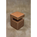 Кавовий столик Cube Shelf 50/40 см. Tile 5 см8